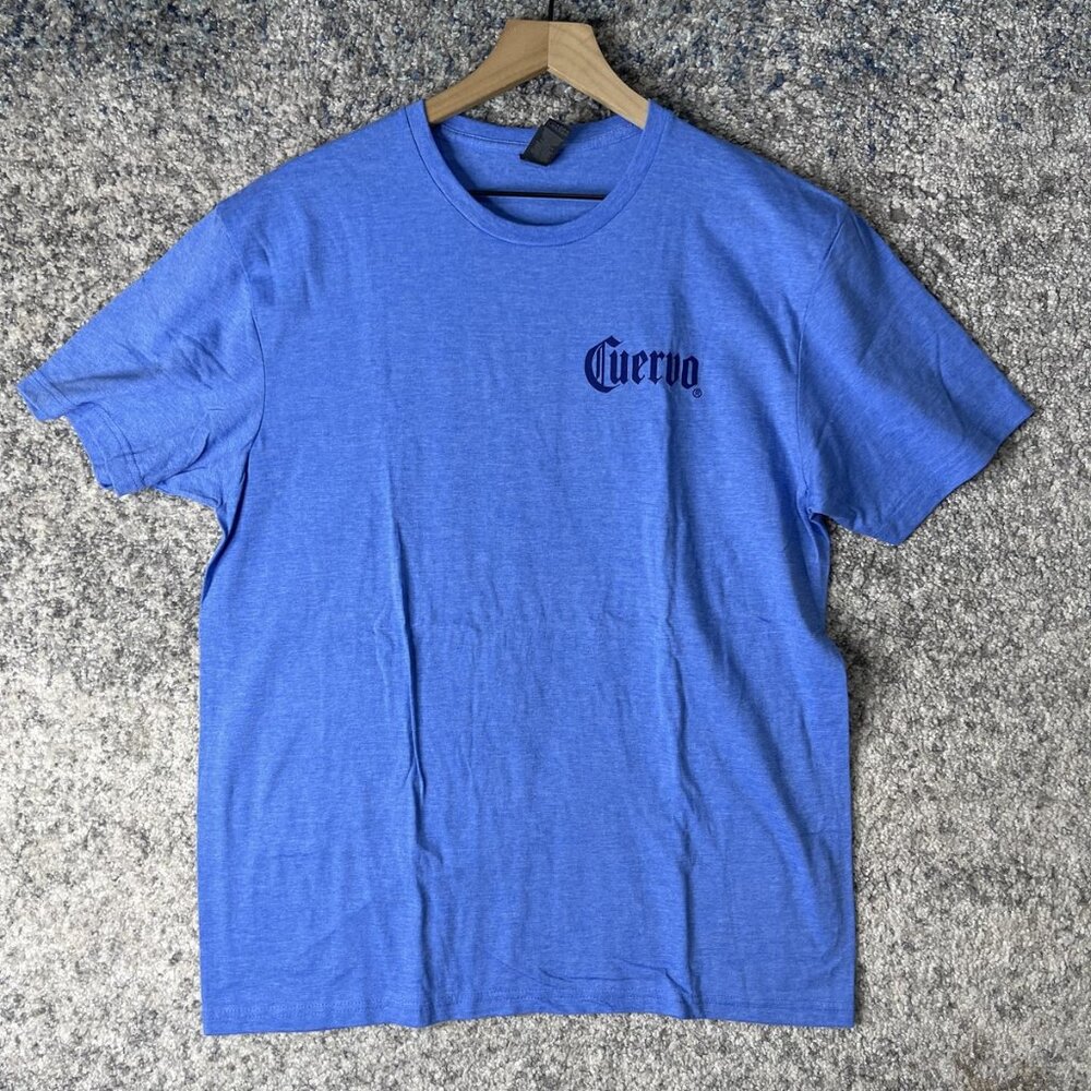 Jose Cuervo Shirt Mens Large Blue Ready‎ to Drink Margaritas Paloma Graphic Tee